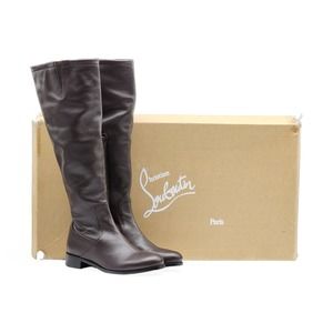 Christian Louboutin Leather Knee High Boots $2100